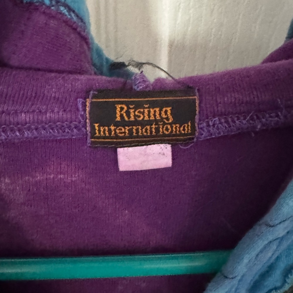 Rising International Vibrant Purple and Blue Apparel